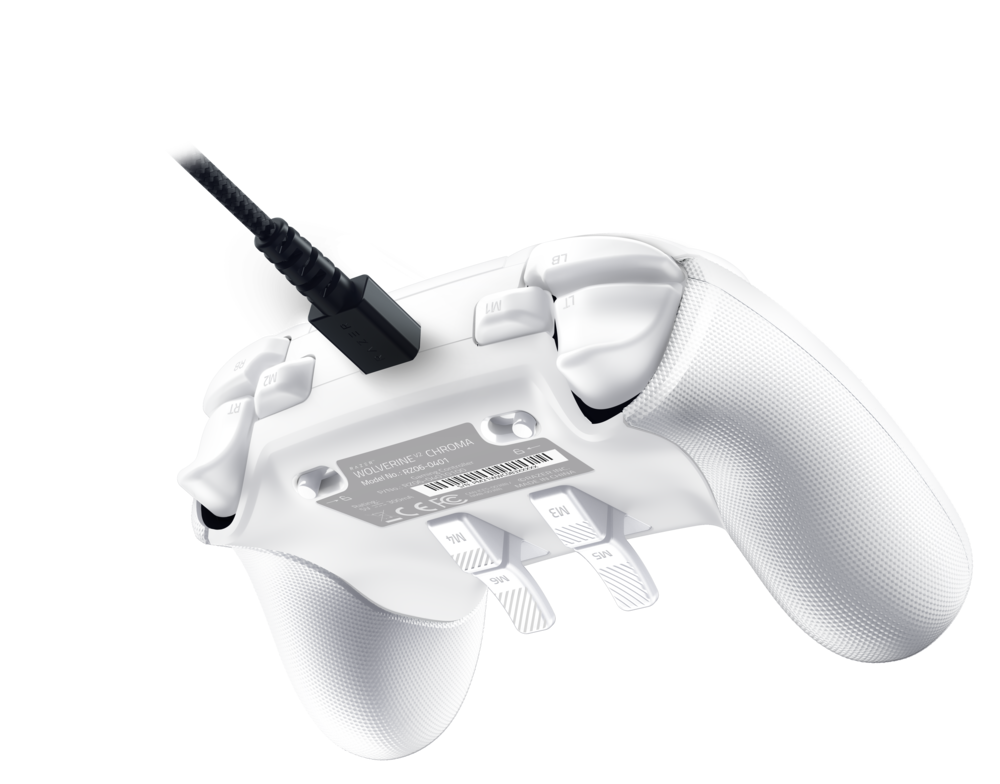 จอยสติ๊ก RAZER GAMING JOYSTICK WOLVERINE V2 CHROMA WHITE (1Y