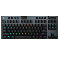 คีย์บอร์ดเกมมิ่ง LOGITECH GAMING KEYBOARD G913 LIGHTSYNC WIRELESS TKL RGB TACTILE SWITCH - BLACK Gaming Keyboard