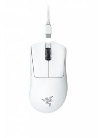 เมาส์เกมมิ่ง RAZER MOUSE DEATHADDER V3 PRO WIRELESS - WHITE Gaming Mouse