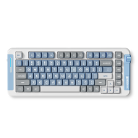 คีย์บอร์ดเกมมิ่ง MCHOSE GAMING KEYBOARD TRI-MODE X75 HYACINTH LINEAR-SW BLUE GREY SIZE 75% Gaming Keyboard