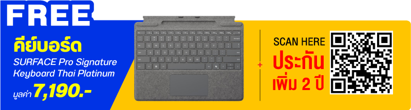 โน้ตบุ๊ก SURFACE PRO11-ZHX-00017/QSnapdragon X Plus/16GB/256GB Notebook