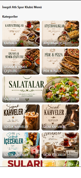 QR menü ve katalog tasarımı