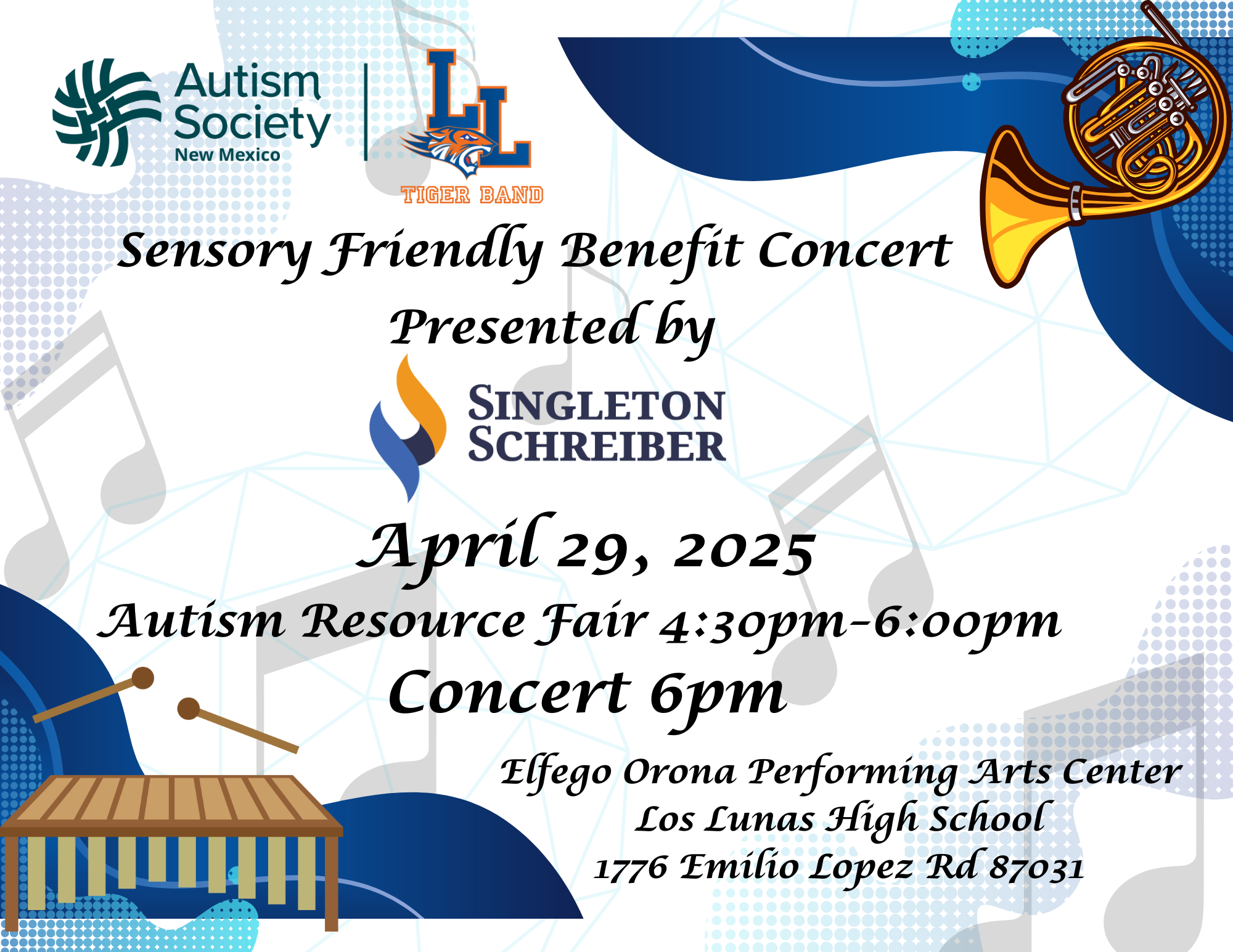 LOS LUNAS: Sensory Friendly Benefit Concert presented by Singleton Schrieber Image