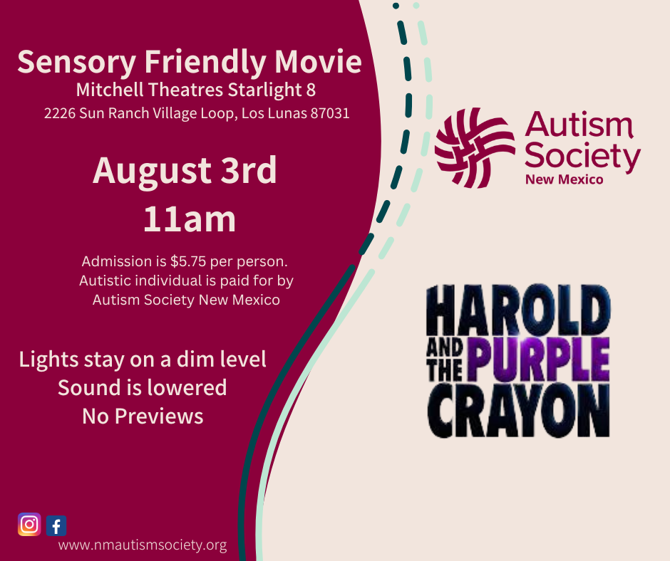 LOS LUNAS: Sensory Friendly Movie - Harold and the Purple Crayon Image