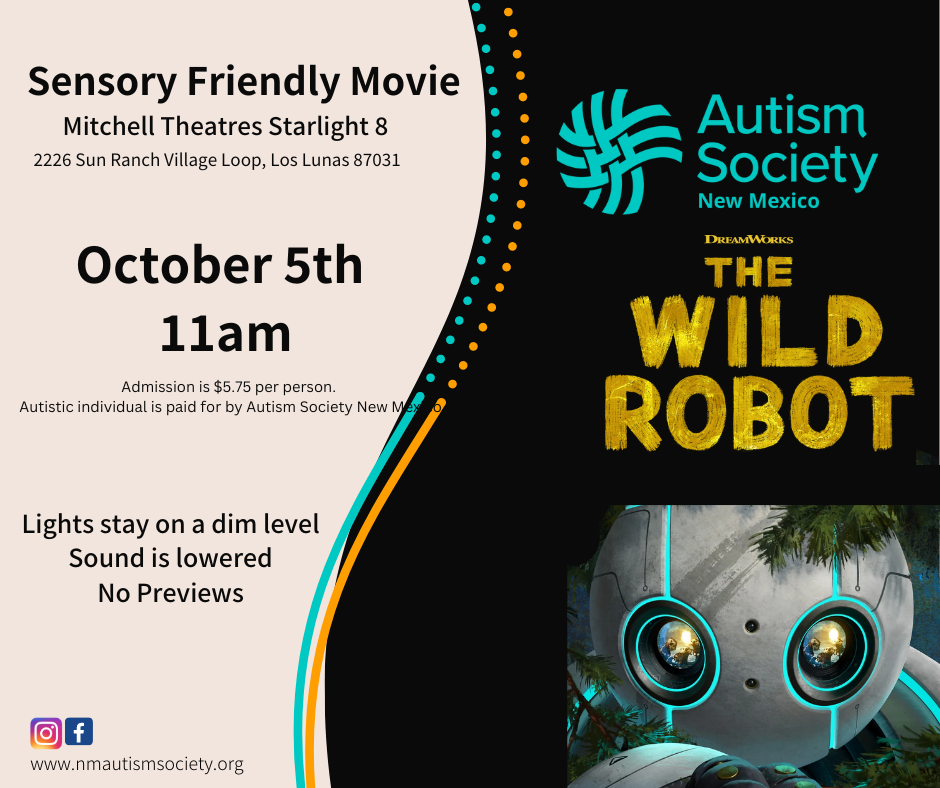 LOS LUNAS: Sensory Friendly Movie: The Wild Robot Image