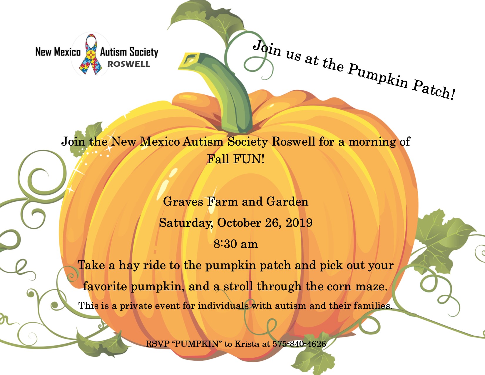 Roswell- Pumpkin Patch Fall Fun!  Image