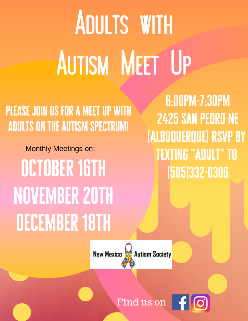 Adults with Autism Meet Up Image