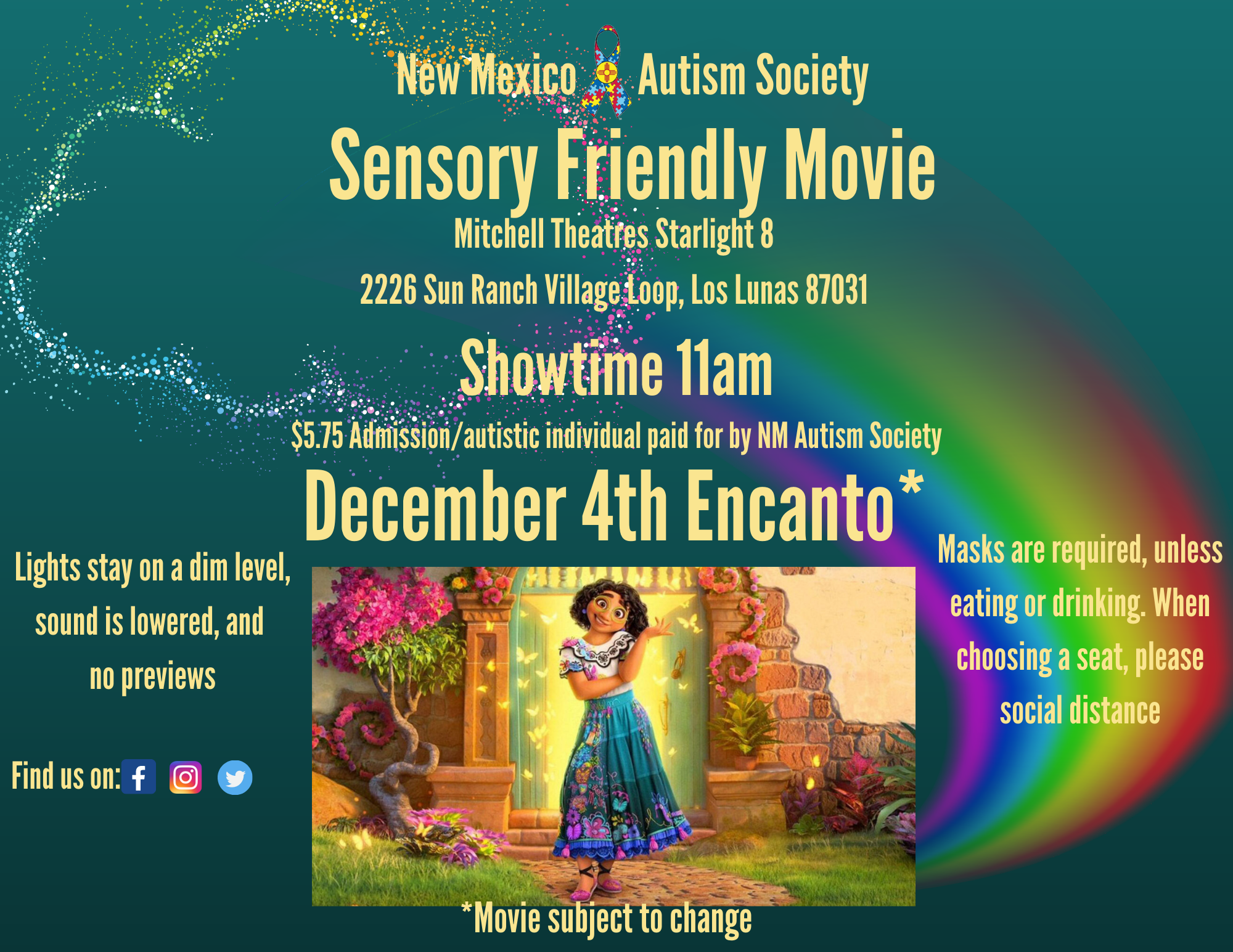 Sensory Friendly Movie - Encanto Image