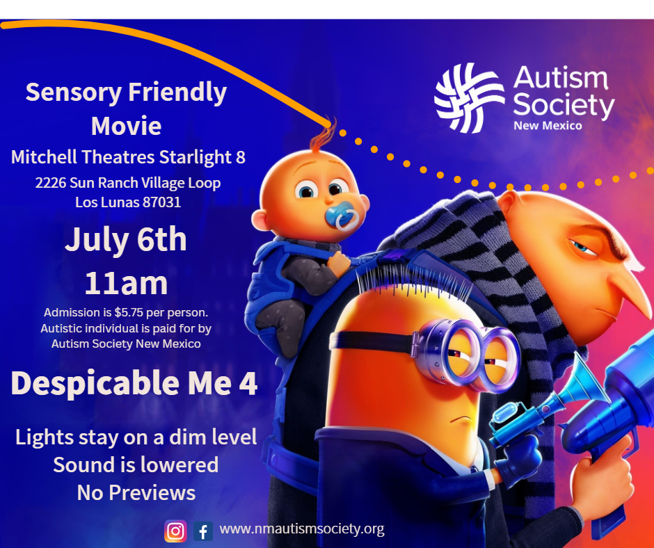 LOS LUNAS: Sensory Friendly Movie: Despicable Me 4 Image