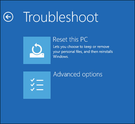 advanced settings windows