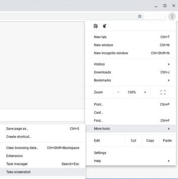 Capture Chrome OS screen