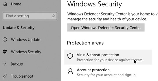 windows defender