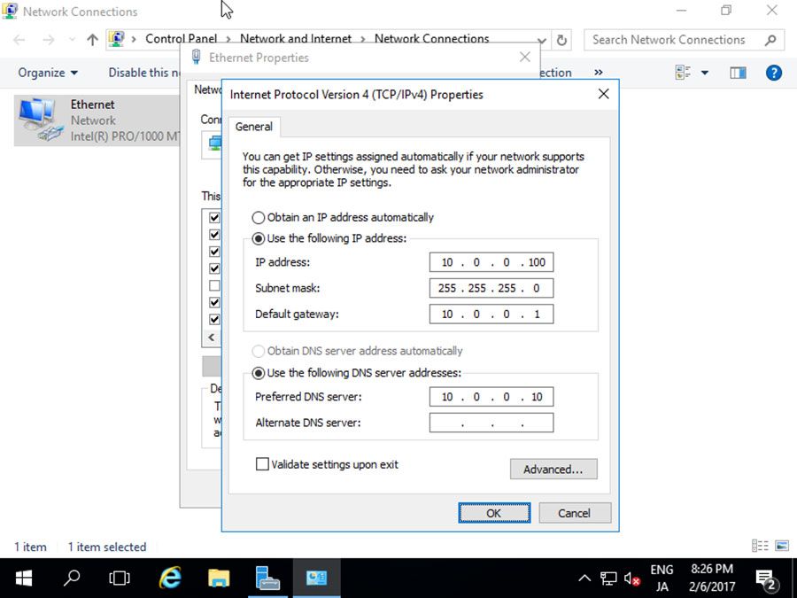 assignment of ip addresses