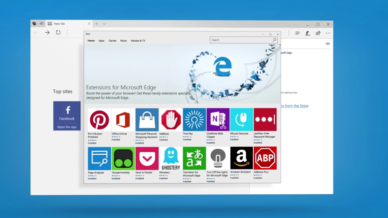 microsoft edge browser second most popular