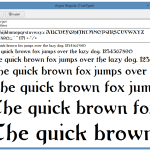 Manage Fonts