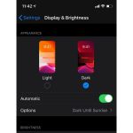 Enable Dark Mode iOS