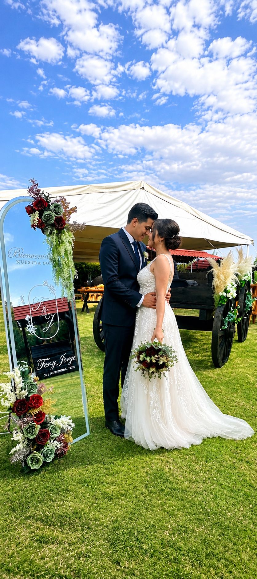 Boda en las instalaciones de Abekany Camp