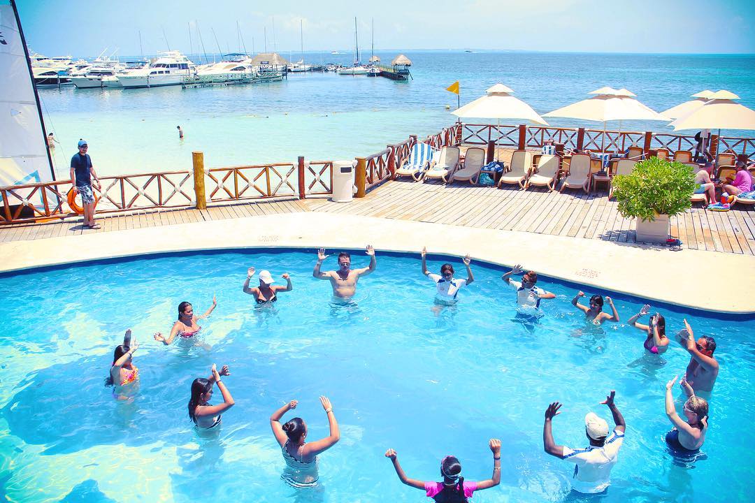 Actividades en la alberca