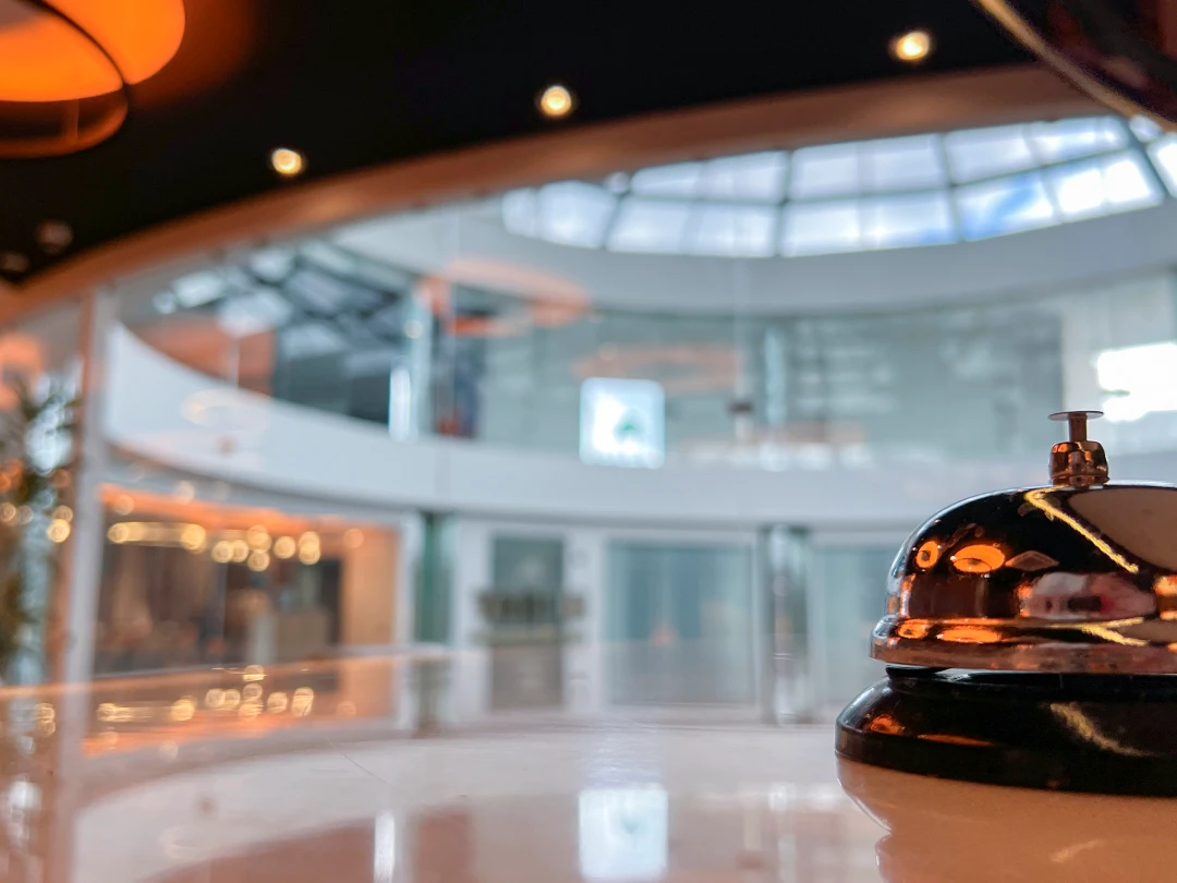 Recepción del hotel