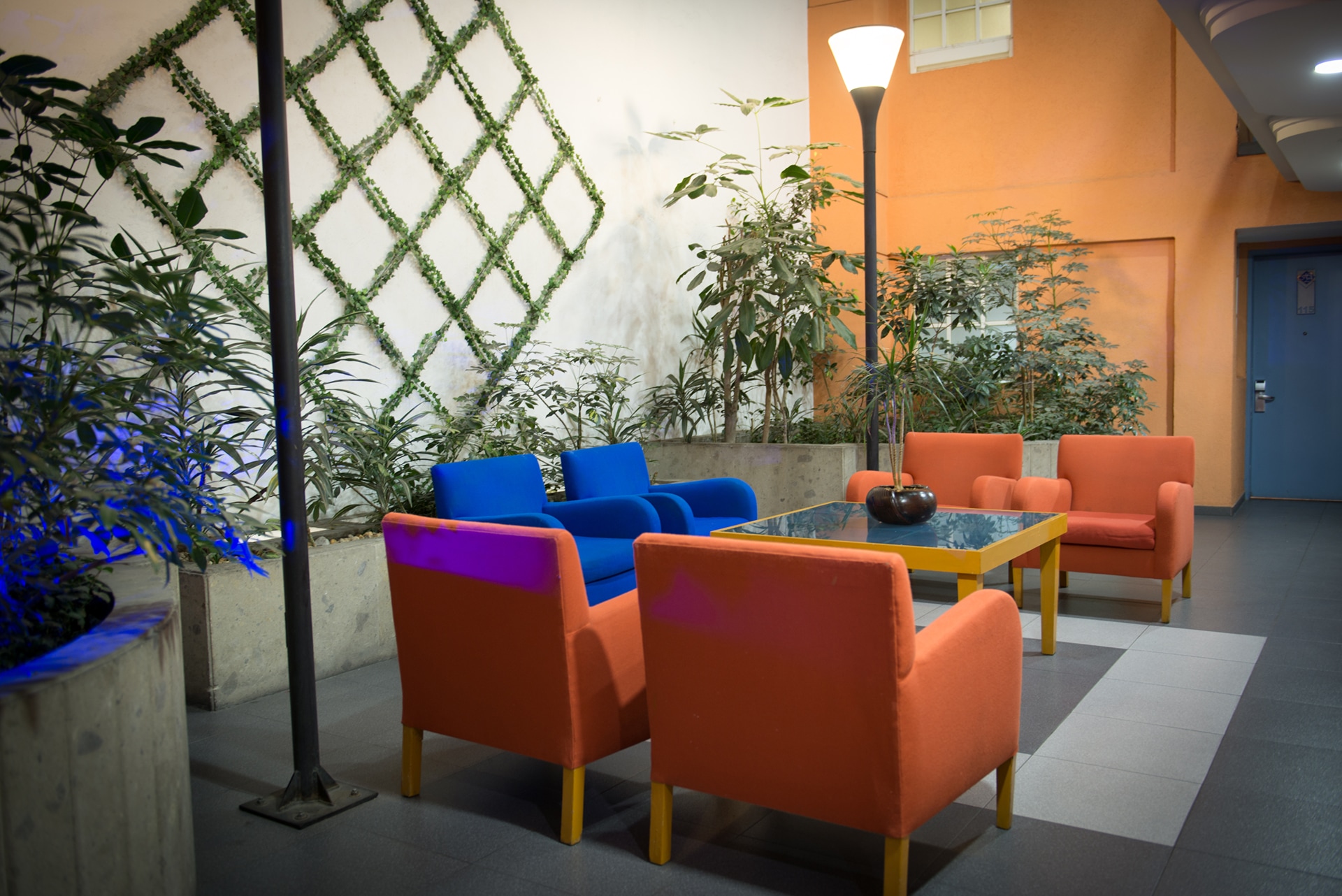 Lobby del hotel azores