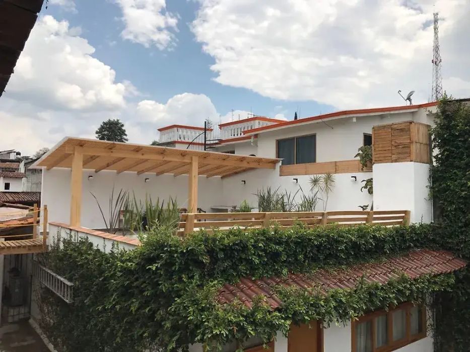 Terraza con vista a Valle de Bravo