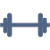 Fully equipped gym for fitness and training