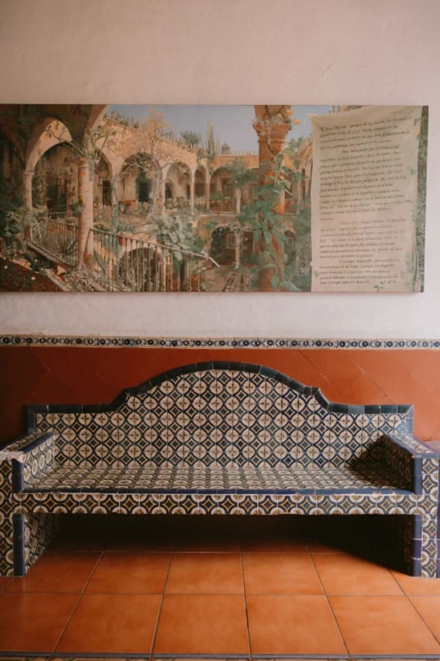 Pasillo colonial de Hotel Hidalgo