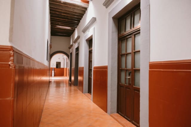 Pasillo colonial de Hotel Hidalgo