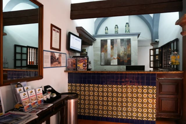 Recepción de Hotel Hidalgo