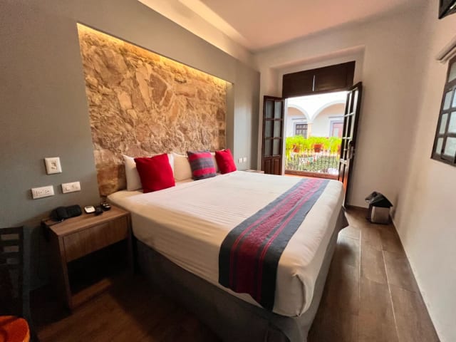 Habitación king en Hotel Hidalgo