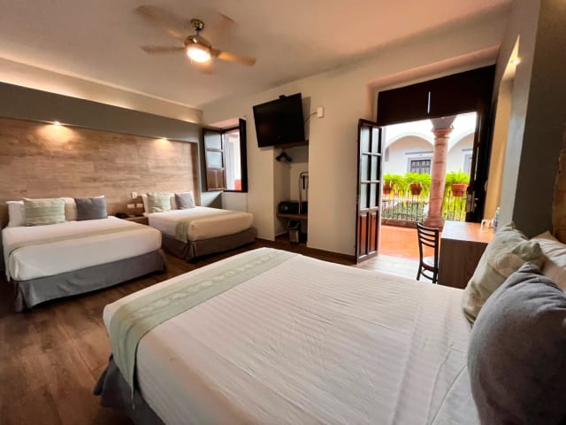 Habitación triple en Hotel Hidalgo