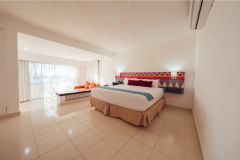 Presidential Suite with living area and panoramic views