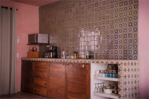 Segunda vista de la cocina de la Villa Santa María.
