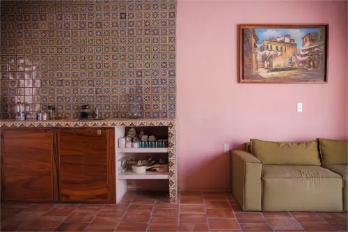 Vista principal de la cocina de la Villa Santa María.