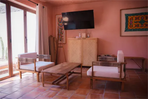 Tercera vista del comedor de la Villa Santa María.