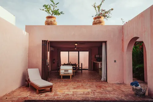 Segunda vista de la habitación de la Villa Santa María.