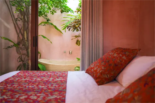 Novena vista de la habitación de la Villa Santa María.