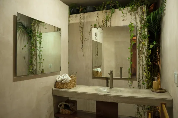 Segunda vista del baño de la Villa Noyollo.