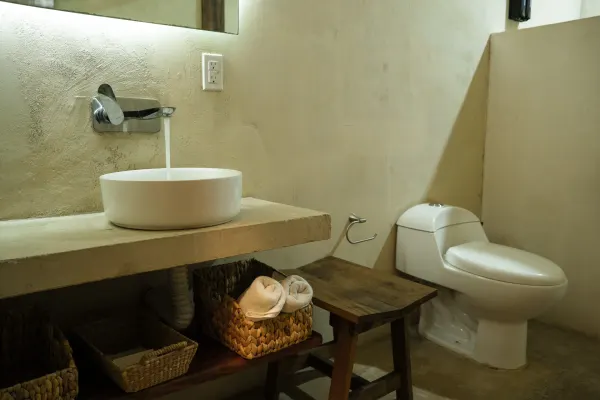 Quinta vista del baño de la Villa Noyollo.