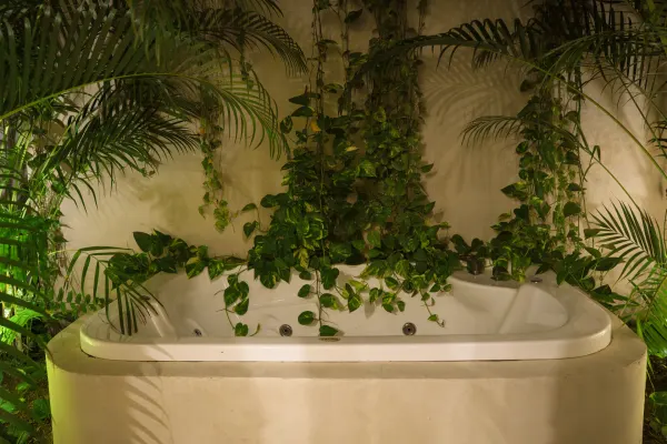Tina de baño de la Villa Noyollo.