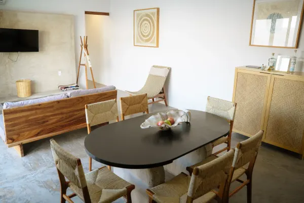 Séptima vista del comedor de la Villa Quetzalpapalotl.