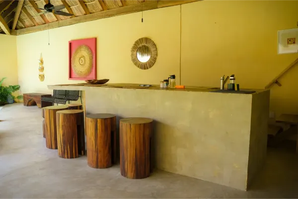 Segunda vista del comedor de la Villa Tanatli.