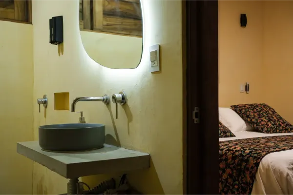 Quinta vista de la ducha del baño de la Villa Tanatli.