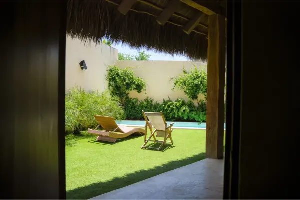 Quinta vista exterior de la Villa Tanatli.