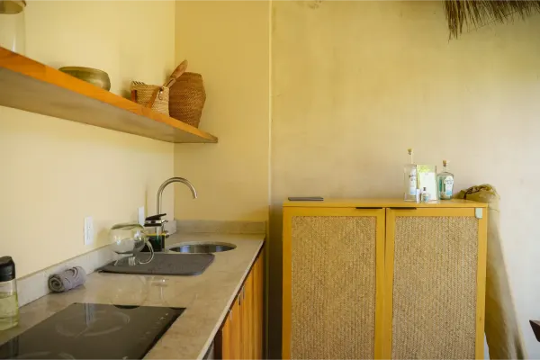 Segunda vista de la cocina de la Villa Yahualli.