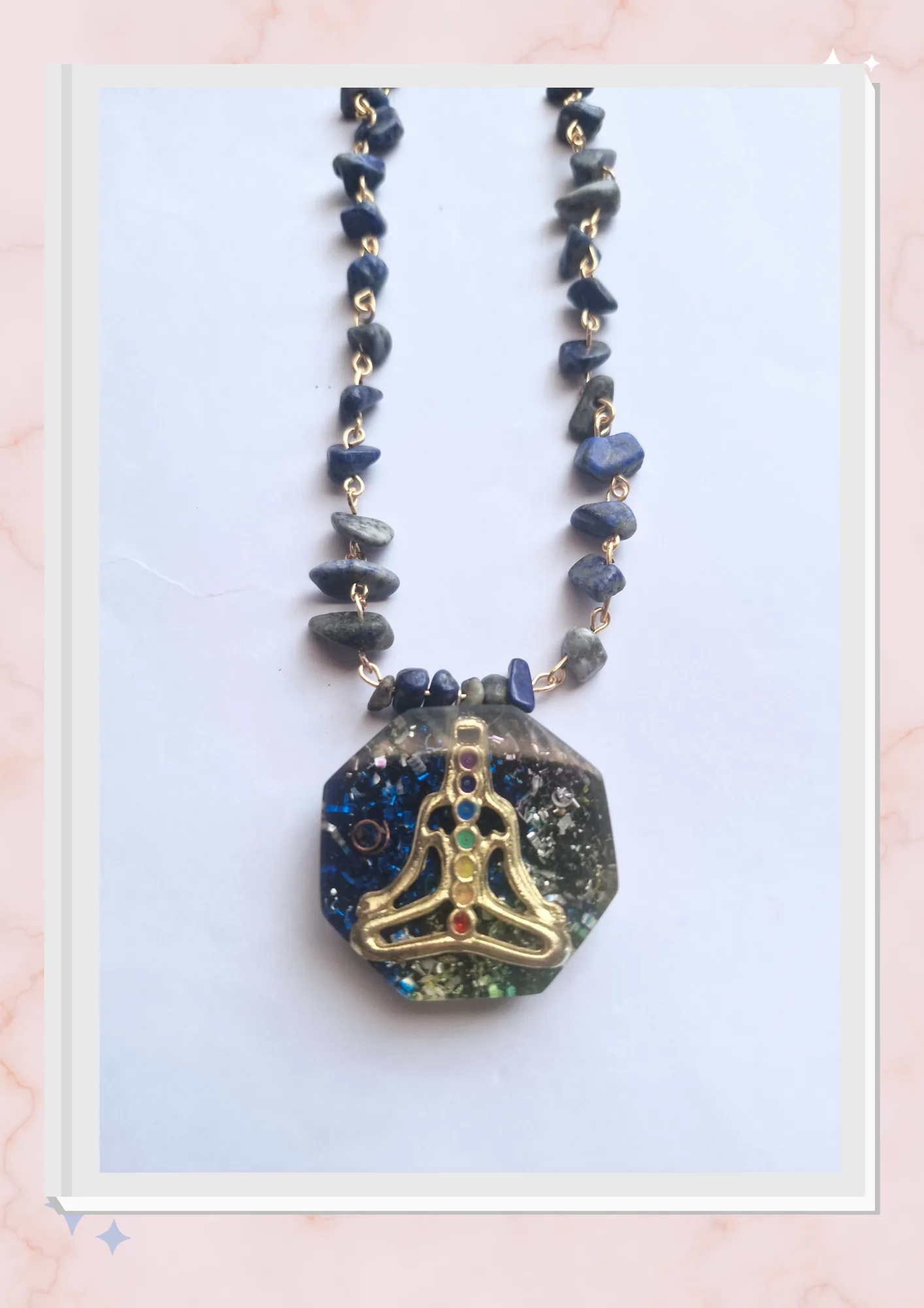 Collar 7 Chakras, Lapislázuli