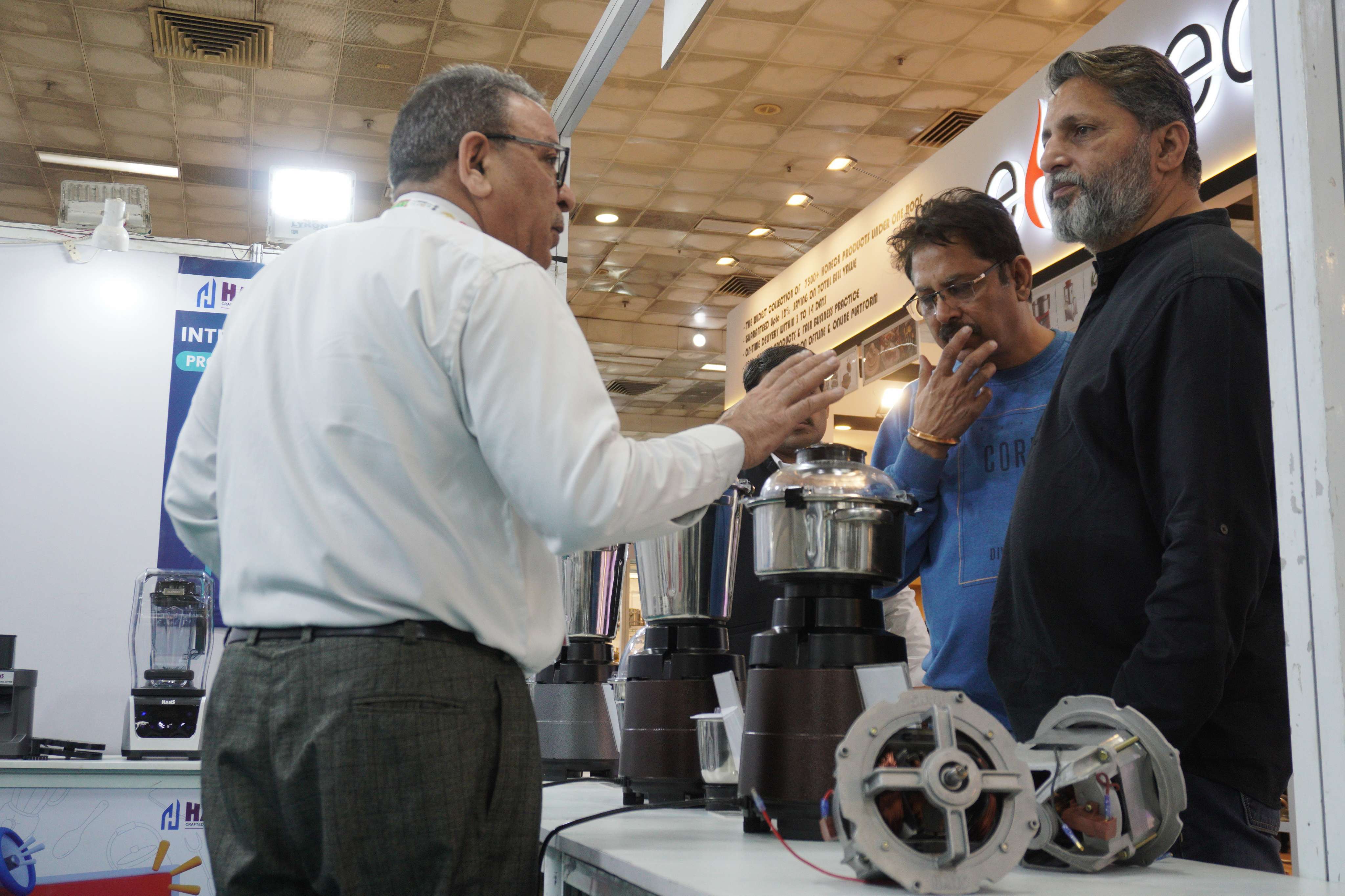Visitor interaction at AAHAR 2025