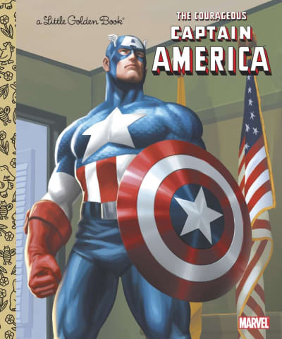 The Courageous Captain America (Marvel: Captain America) by Billy Wrecks, Golden Books