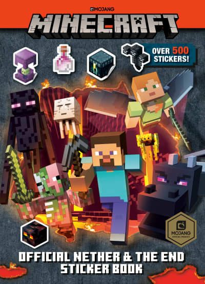 Minecraft Official the Nether and the End Sticker Book (Minecraft) by Stephanie Milton, Random House