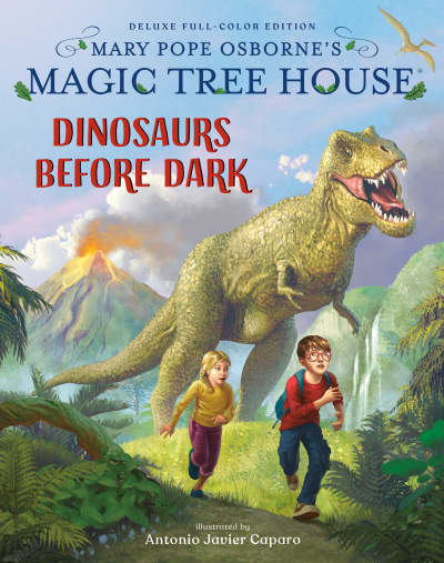 Magic Tree House Deluxe Edition: Dinosaurs Before Dark by Mary Pope Osborne, Antonio Javier Caparo